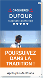 Mobile Screenshot of cruises.dufour.ca