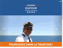 Tablet Screenshot of cruises.dufour.ca