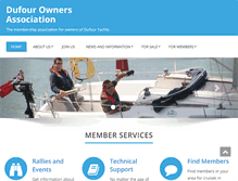 Tablet Screenshot of dufour.org.uk